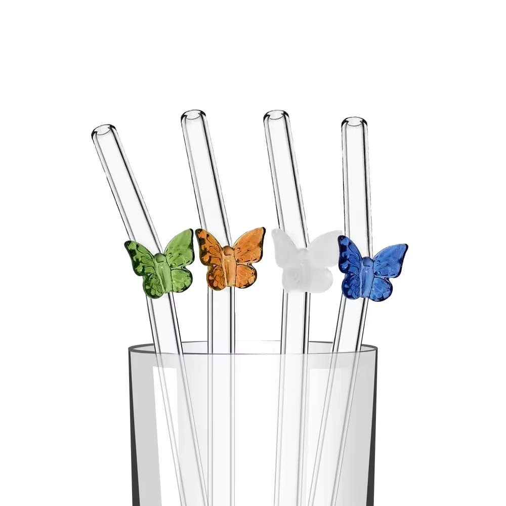 Pailles en verre à nœud réutil - Espresso Shot Glass avis et prix
