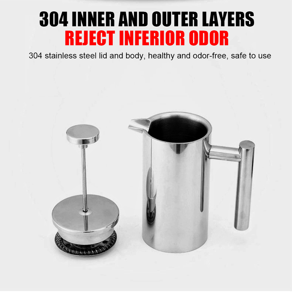 Cafetière à Pression Française - Coffee Equipment For Camping avis et prix